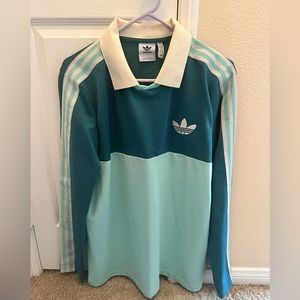 Retro Adidas Adicolor 2023 Unisex Size L long-sleeve polo shirt